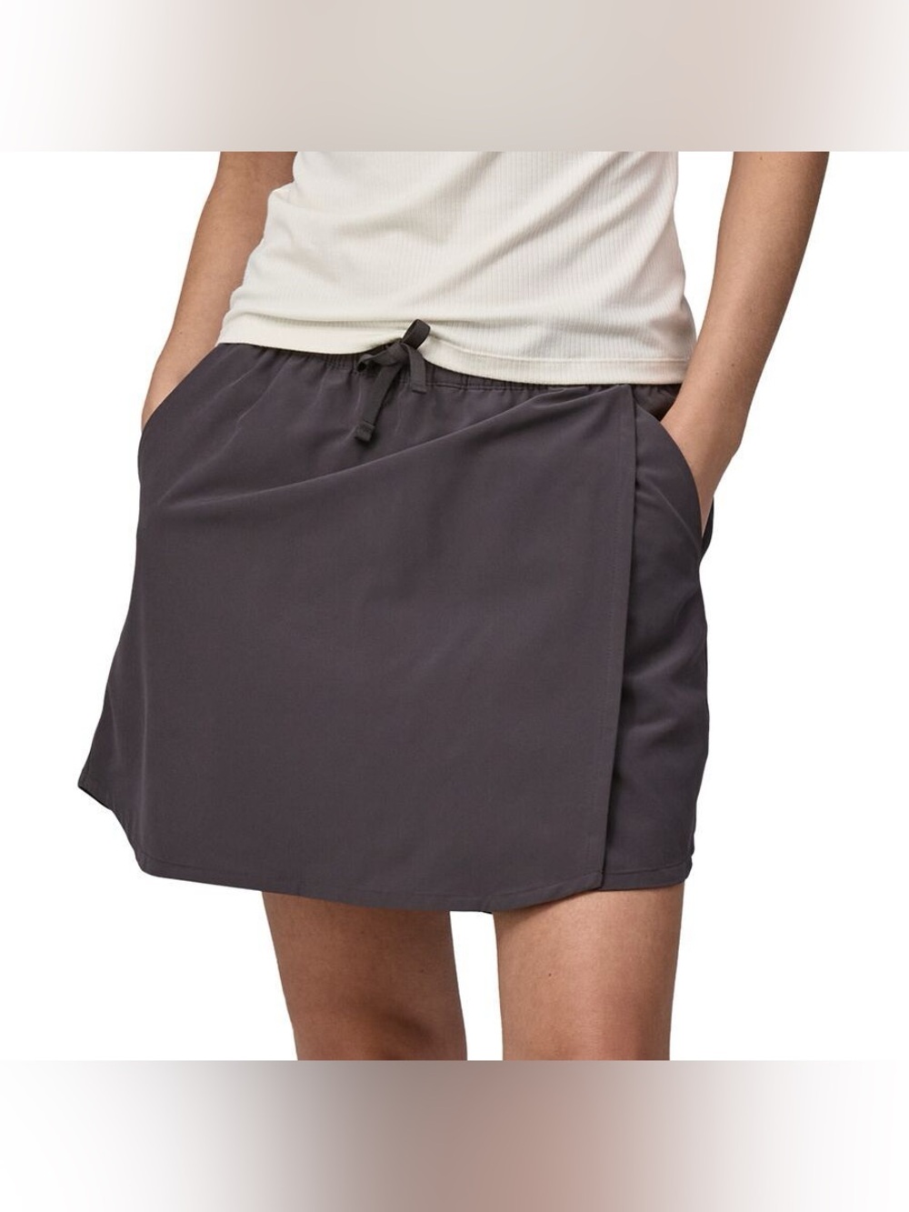 Patagonia Black Fleetwith Gorpcore Skort Extra Small Soft Fabric Perfect Fit